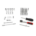 Kit de Ferramentas com 46 Peças – Chave Reversível com Estojo - Ideal para Manutenção e Reparos