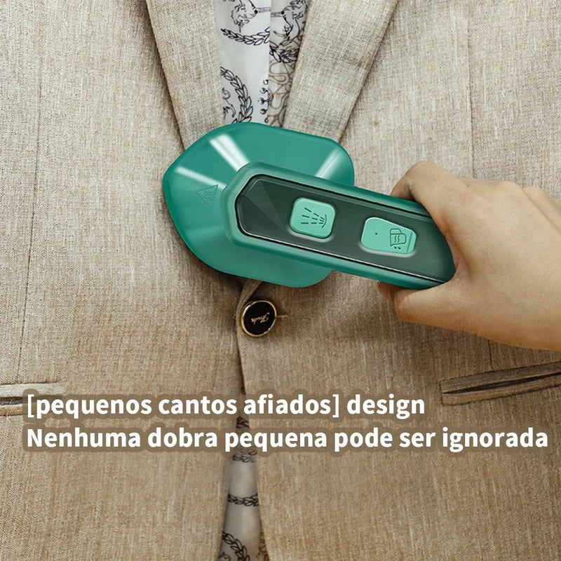 Mini Ferro De Passar Roupas Para Viagem Elétrico Portátil Pequeno Casa Bivolt 110v 220v