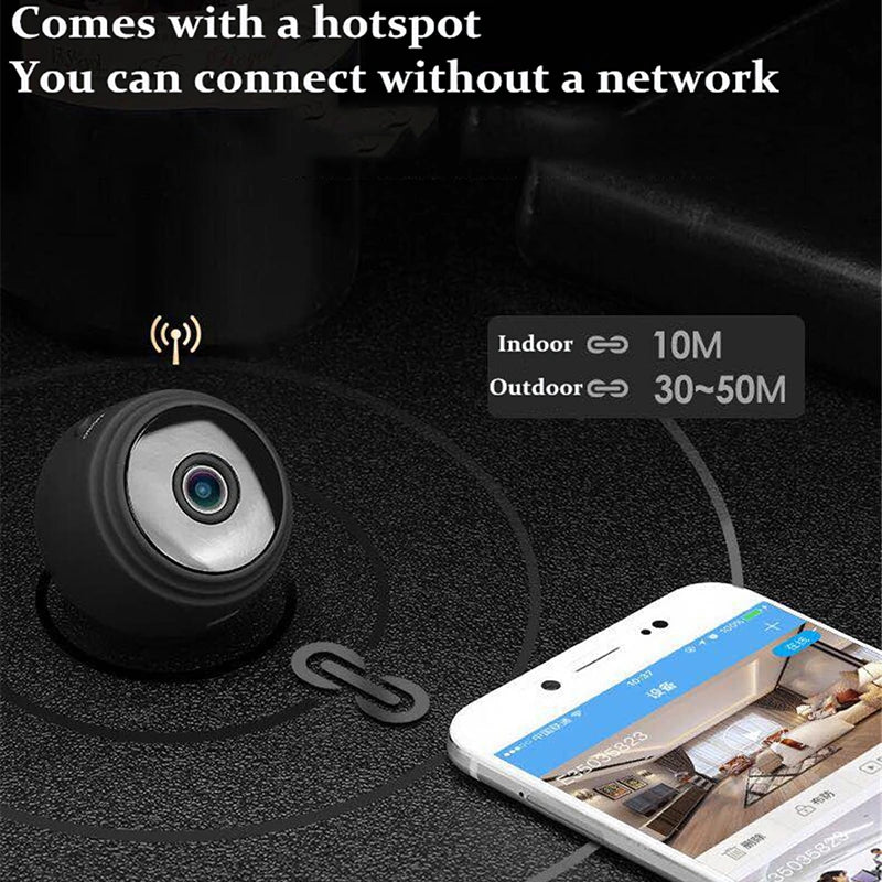 Mini Camera A9 WiFi Gravadora de Segurança Monitoramento Vídeo Sem Fio Voz Imagem Inteligente para Bebês e Animais Estimação